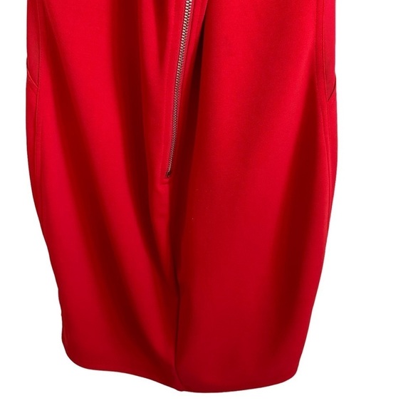 Red Bodycon Club Mini Dress by Meek Sz Large - Picture 12 of 14